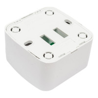 Компьютерная розетка TDM ELECTRIC RJ-45 открытой установки IP20, белая Дача Народная SQ1824-0011