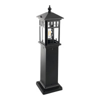 Садово-парковый светильник FERON PL676 столб 60W 230V E27, черный 11691