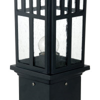 Садово-парковый светильник FERON PL676 столб 60W 230V E27, черный 11691