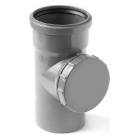 Ревизия с крышкой VALFEX D110 мм, внутренняя канализация 20103110