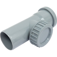 Ревизия с крышкой VALFEX D50 мм, внутренняя канализация 20103050