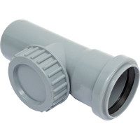 Ревизия с крышкой VALFEX D50 мм, внутренняя канализация 20103050