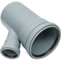 Тройник VALFEX 45 градусов, 110-50, внутренняя канализация 22110050