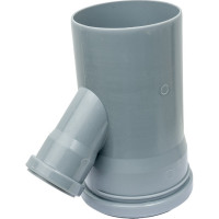 Тройник VALFEX 45 градусов, 110-50, внутренняя канализация 22110050