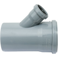 Тройник VALFEX 45 градусов, 110-50, внутренняя канализация 22110050