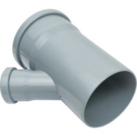 Тройник VALFEX 45 градусов, 110-50, внутренняя канализация 22110050