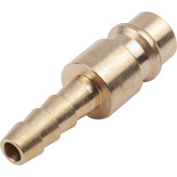 Разъем 1/4" EURO папа - "елочка" 6мм, латунь, в блистере AV Steel AV-700320B