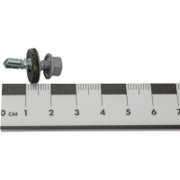 Кровельный саморез КРЕП-КОМП 5,5x19, RAL7004, серый, 250 шт. ск55197004кф