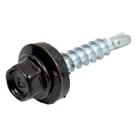 Кровельный саморез КРЕП-КОМП 4,8x29, RAL8019, серо-коричневый, 250 шт. ск298019кф