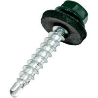Кровельный саморез КРЕП-КОМП 4,8x29, RAL6005, тёмно-зелёный, 250 шт. ск296005кф
