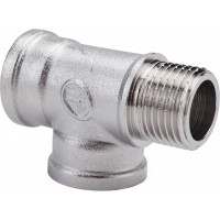 Тройник DOUBLE-LIN резьбовой латунный вр/вр/нр - 1/2" LL6121 (1/2")