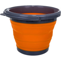 Складное силиконовое ведро Tramp оранжевое, 5 л TRC-0923
