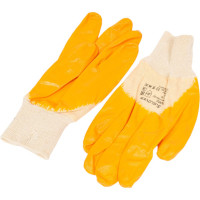 Перчатки с нитриловым покрытием S. GLOVES KVANDO ECO желтые, размер 10 31307-10