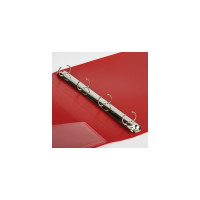 Папка BRAUBERG EXTRA на 4 кольцах ширина 25 мм, до 170 листов красная, 0,7 мм 270545