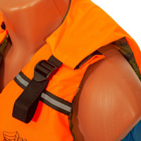 Спасательный жилет КОВЧЕГ Тритон, р. 3XL-4XL/56-58, до 130 кг, оранжево-синий/камуфляж 725301002