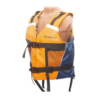 Спасательный жилет КОВЧЕГ Тритон, р. 3XL-4XL/56-58, до 130 кг, оранжево-синий/камуфляж 725301002