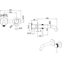 Смеситель для раковины ALLEN BRAU Priority 5.31030-00 хром 00280705