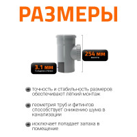 Ревизия Ostendorf 125 мм 116600