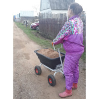 Четырехколесная откидная тележка SADOVODCART SAD44105