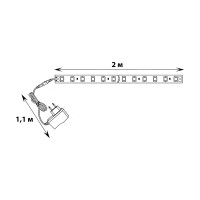 Светодиодной комплект ленты Uniel ULS-P76-2835-42LED/m-IP65-2M-SPSB, RRP18C00 UL-00004101