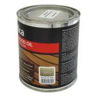 Масло для террас и фасадов Finka Exterior Wood Oil для внутренних и наружных работ, льняная основа, графит (Graphite), 0.75 л FO-075G