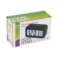 Электронные часы HomeStar HS-0110 черные 104305