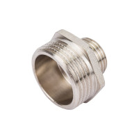 Переходной ниппель STI 1" х 1/2" никелированный D270-04982