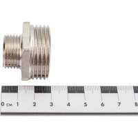 Переходной ниппель STI 1" х 1/2" никелированный D270-04982