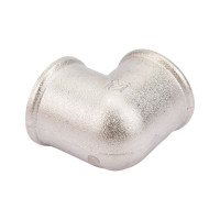 Угольник STI латунный Ду15 (1/2") Ру16 ВР/ВР никель D270-05006