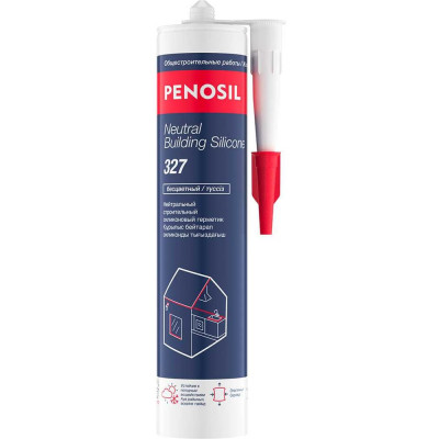 Герметик силиконовый нейтральный PENOSIL Neutral Building Silicone 327, бесцветный, 280 мл, H0017Z
