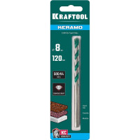 Сверло по керамограниту KRAFTOOL Keramo 8x120 мм 29175-120-8