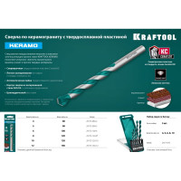 Сверло по керамограниту KRAFTOOL Keramo 10x120 мм 29175-120-10