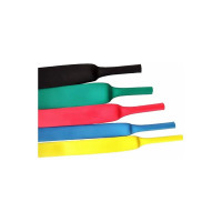 Набор термоусаживаемой трубки КВТ 5 цветов размер 30/15 85298