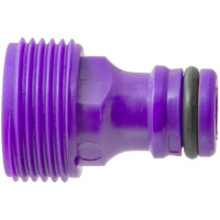 Штуцер под коннектор с наружной резьбой 3/4", пластик MasterProf ДС.070874.ИМ