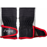 Перчатки 2Hands 3D-спандекс с мягкой овечьей кожей, трикотаж, манжет на велкро 0770 - 10,5