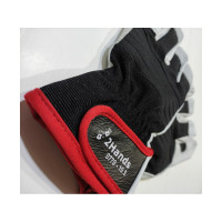 Перчатки 2Hands 3D-спандекс с мягкой овечьей кожей, трикотаж, манжет на велкро 0770 - 10,5