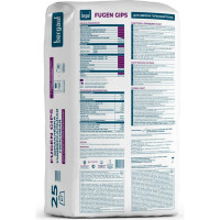 Шпаклёвка Bergauf Fugen Gips универсальная на гипсовой основе, 25 кг 07463