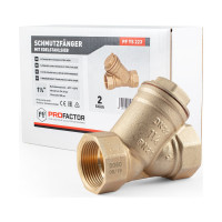 Фильтр PROFACTOR косой с отверстием для пломбы в/в 1 1/4" PF YS 223