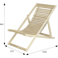 Шезлонг Мебелик 22 7774