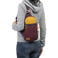 Сумка-слинг RIVACASE burgundy Sling bag for mobile devices/12 5312red