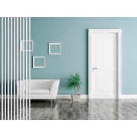 Интерьерная рейка Стильный Дом 2700x16x35 мм, белый, упаковка 11 шт. v530620