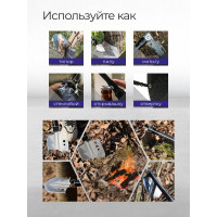Складная многофункциональная лопата WMC TOOLS WMC-171U(47088)