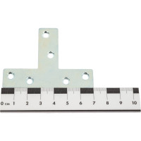 Плоский Т-образный уголок VORMANN 70х36х16х1,5 мм, оцинкованный 00189 075 Z