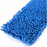 Швабра LAIMA СИНЕЛЬ с флаундером 40 см., черенок 80-120 см., еврорезьба, насадка МОП микрофибра 606314