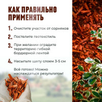 Декоративная щепа Сила Суздаля зеленая, 60 л 4680004062363