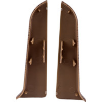 Торцевые заглушки для плинтуса IDEAL Классик 70 мм, 292 орех миланский К-П70-Тп-Ф1 292 ОРХ МИЛ