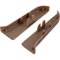 Торцевые заглушки для плинтуса IDEAL Классик 70 мм, 292 орех миланский К-П70-Тп-Ф1 292 ОРХ МИЛ