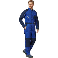 Комбинезон Эксперт Спецодежда Мегаполис васильковый/темно-синий, р.56-58, рост 176 6446000056724