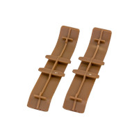 Соединитель для плинтуса IDEAL Классик 70 мм, 292 орех миланский К-П70-С-Ф2 292 ОРХ МИЛ