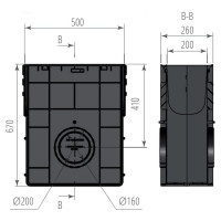 Пескоуловитель Aquastok ПП Norma DN200 C250 (12055)  549095